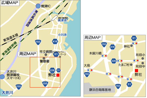 有限会社むらまつ石材広域マップ